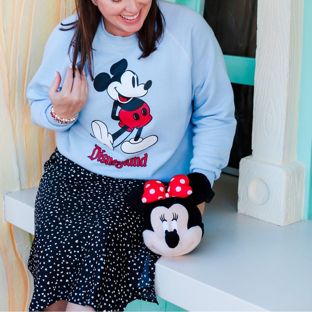 Minnie Mouse Head Plush Handbag